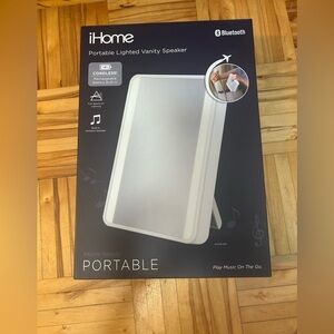 iHome Beauty Portable Lighted Speaker - White
